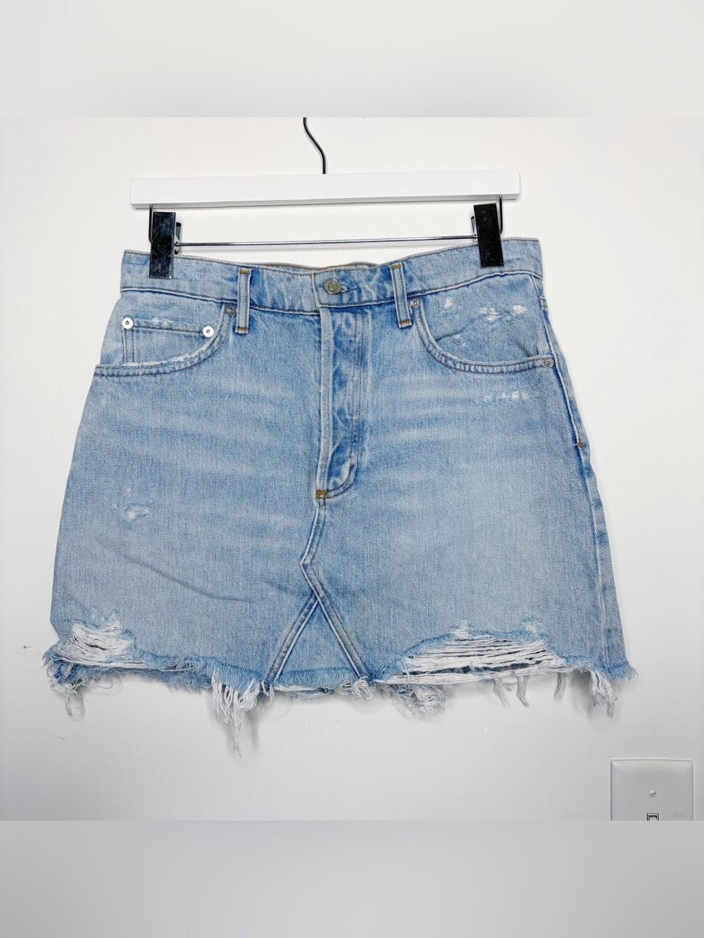 Agolde Denim Mini Skirt